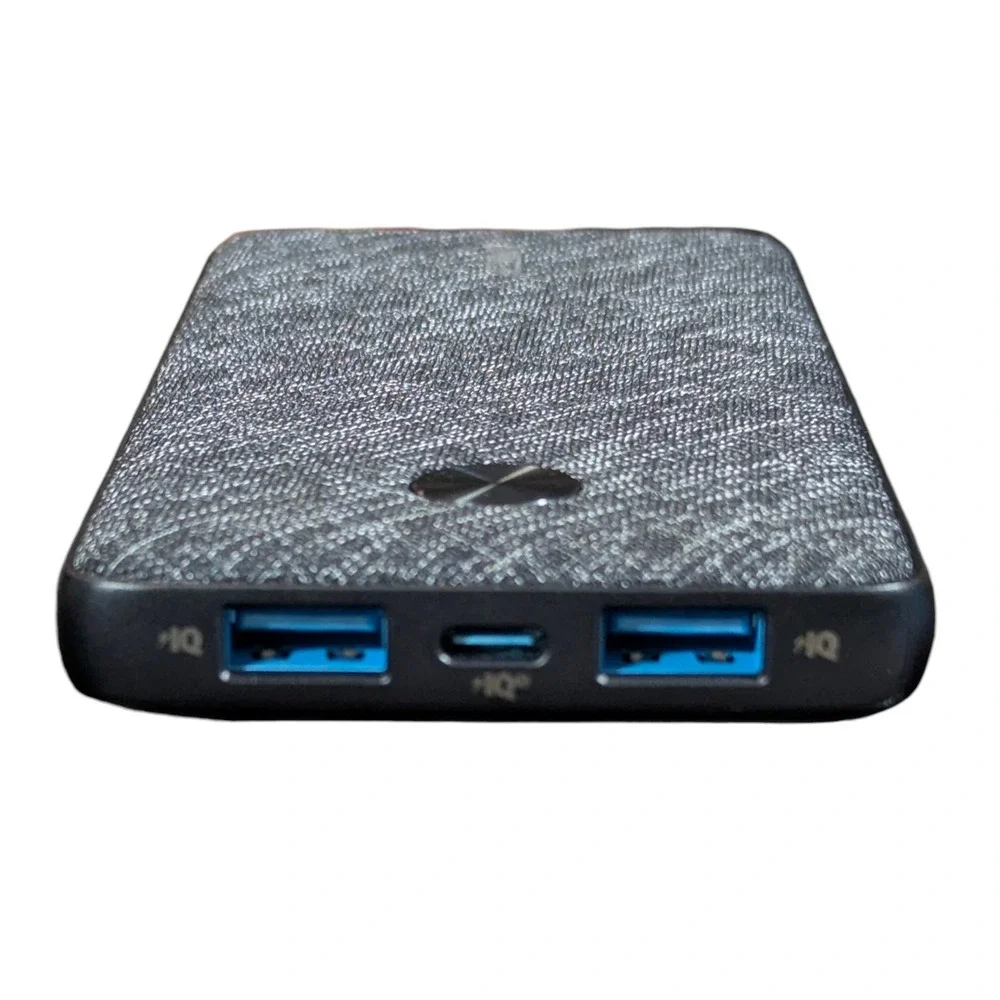 Cc2U Anker‎ 10000 mAh Fast Charge Power Bank Dual USB, USB-C - A1248 Slim Design